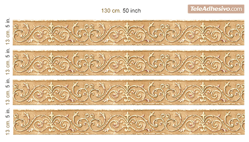Wandtattoos: Bordüre Ornamental