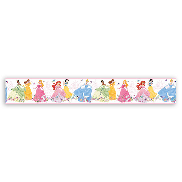 Kinderzimmer Wandtattoo: Bordüre Disney Prinzessinnen 2