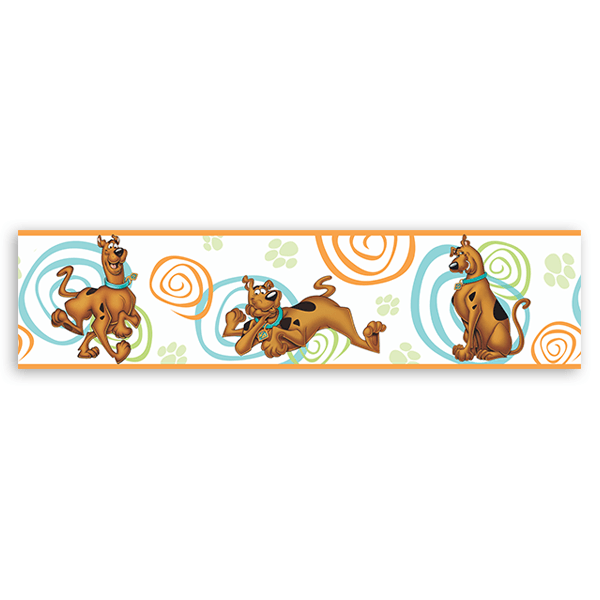 Kinderzimmer Wandtattoo: Bordüre Scooby-Doo