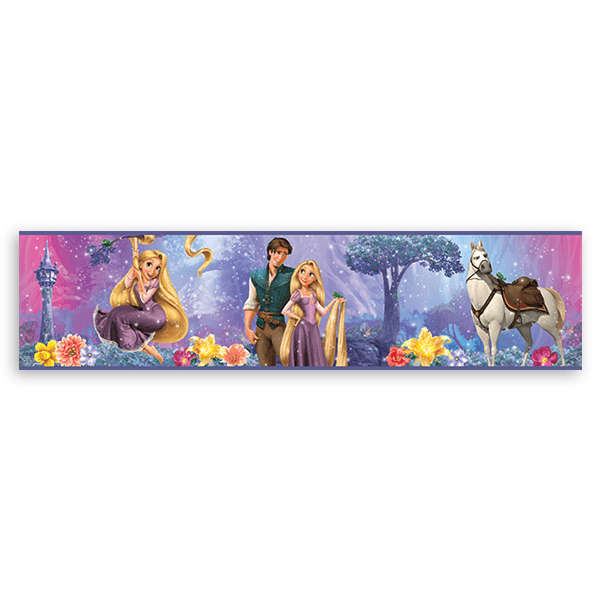 Kinderzimmer Wandtattoo: Bordüre Rapunzel