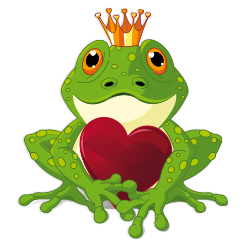 Kinderzimmer Wandtattoo: Froschprinz