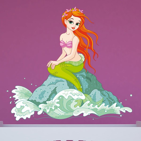 Kinderzimmer Wandtattoo: Meerjungfrau Ariel