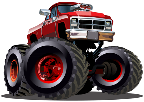 Kinderzimmer Wandtattoo: Monster Truck 16