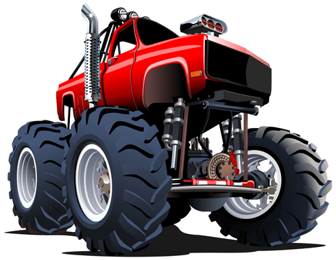 Kinderzimmer Wandtattoo: Monster Truck 19