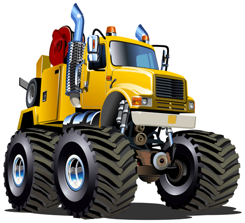 Kinderzimmer Wandtattoo: Monster Truck 20