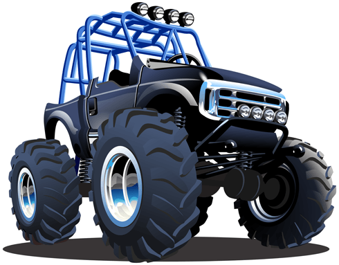 Kinderzimmer Wandtattoo: Monster Truck 23