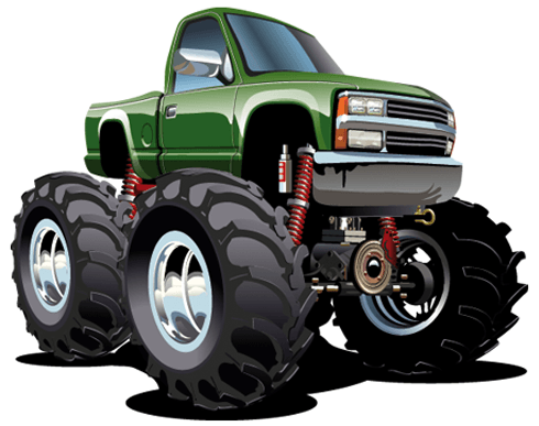 Kinderzimmer Wandtattoo: Monster Truck 2