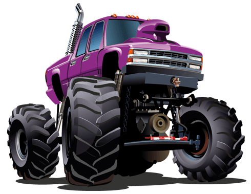 Kinderzimmer Wandtattoo: Monster Truck 3