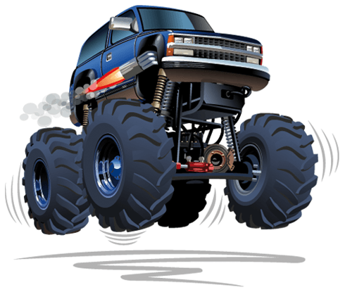 Kinderzimmer Wandtattoo: Monster Truck 4