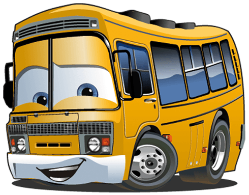 Kinderzimmer Wandtattoo: Bus Schule