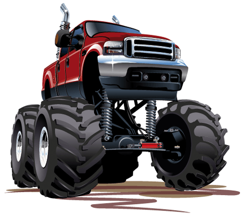 Kinderzimmer Wandtattoo: Monster Truck 5