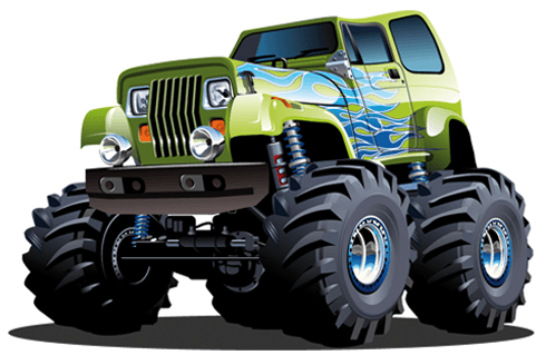 Kinderzimmer Wandtattoo: Monster Truck 6
