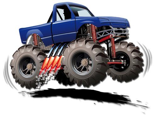Kinderzimmer Wandtattoo: Monster Truck 8