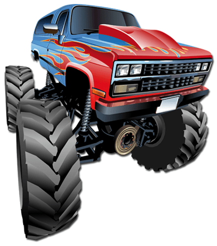 Kinderzimmer Wandtattoo: Monster Truck 9