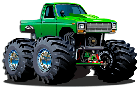 Kinderzimmer Wandtattoo: Monster Truck 12