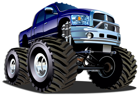 Kinderzimmer Wandtattoo: Monster Truck 13