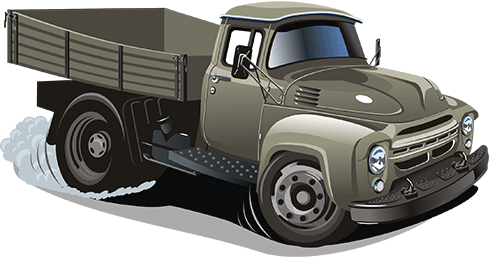 Kinderzimmer Wandtattoo: Alte LKW-Transport