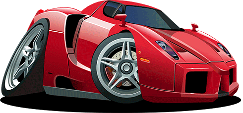 Kinderzimmer Wandtattoo: Red Sportwagen