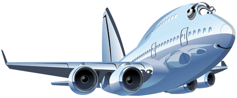 Kinderzimmer Wandtattoo: Kommerzielle Flugzeug 3