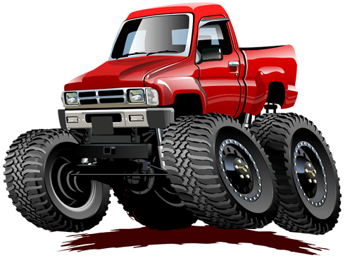 Kinderzimmer Wandtattoo: Monster Truck 26