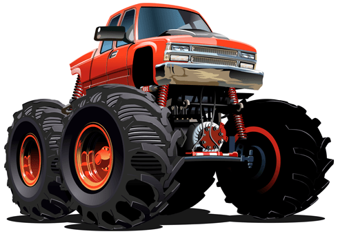 Kinderzimmer Wandtattoo: Monster Truck 27