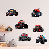 Kinderzimmer Wandtattoo: Kit Monster Truck 4
