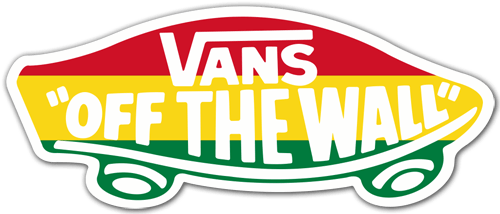 Aufkleber: Vans off the wall 4