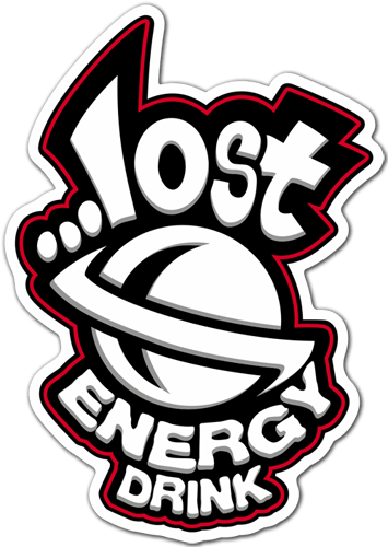 Aufkleber: Lost Energy Drink 1