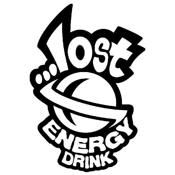 Aufkleber: Lost Energy Drink