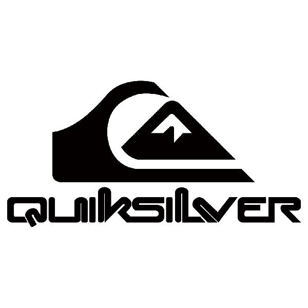 Aufkleber: Quiksilver Logo mit Buchstaben