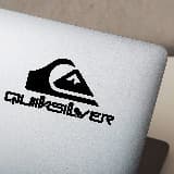 Aufkleber: Quiksilver Logo mit Buchstaben 2