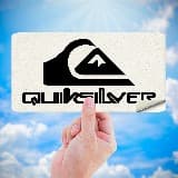 Aufkleber: Quiksilver Logo mit Buchstaben 4