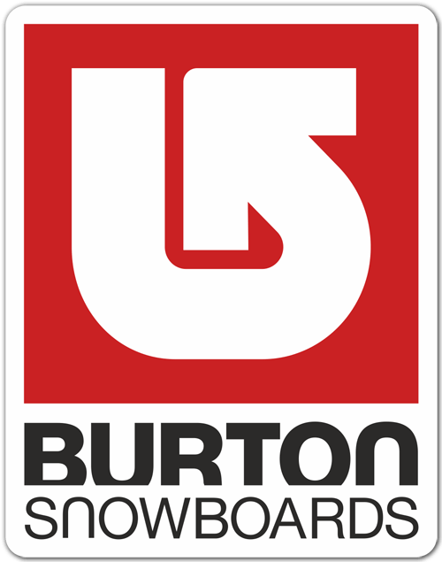 Aufkleber: Burton Logo Snowboards