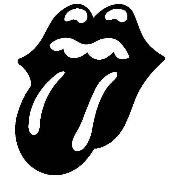Aufkleber: The Rolling Stones zunge