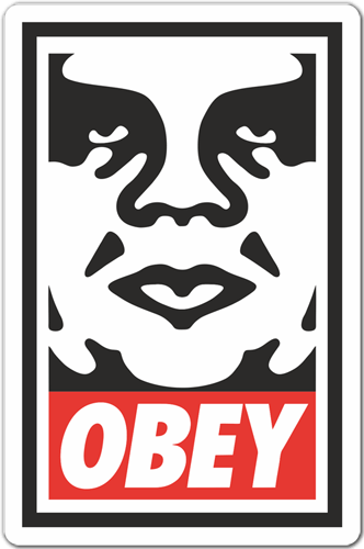 Aufkleber: Obey