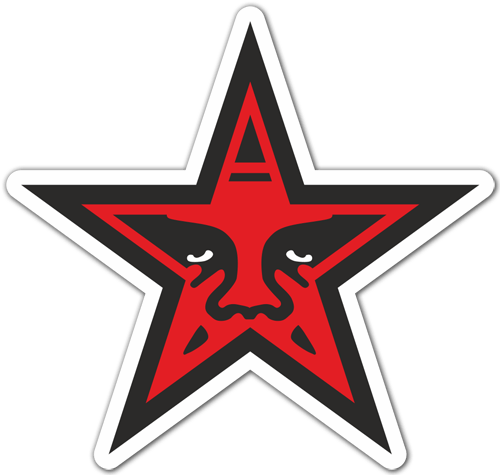 Aufkleber: Obey Star