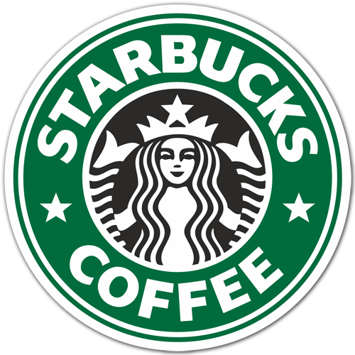 Aufkleber: Starbucks Coffee