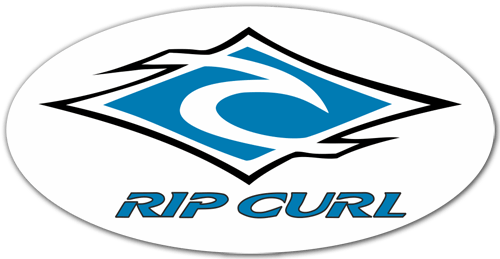 Aufkleber: Rip Curl oval