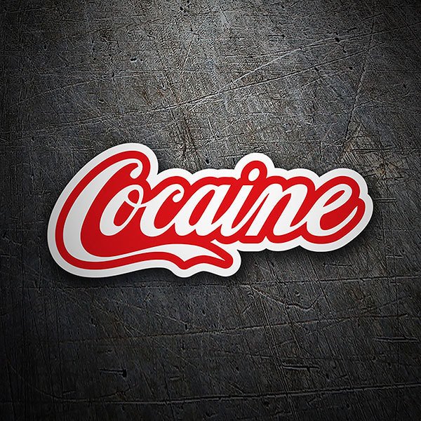 Aufkleber: Cocaine