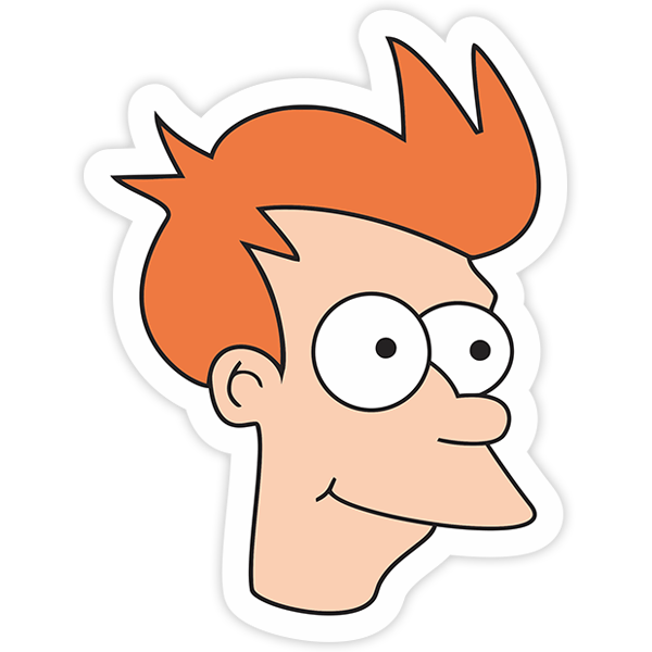 Aufkleber: Philip J. Fry - Futurama