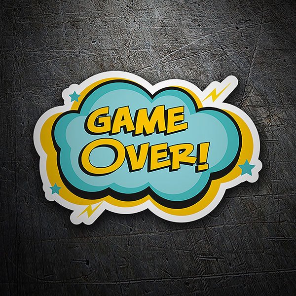 Aufkleber: Game Over