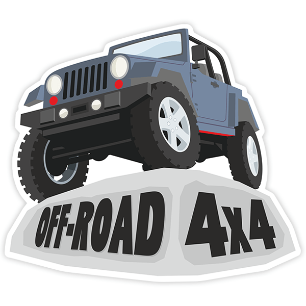 Aufkleber: Off-Road 4x4