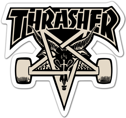 Aufkleber: Thrasher Skate