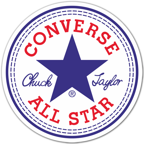 Aufkleber: Converse All Star Rundschreiben