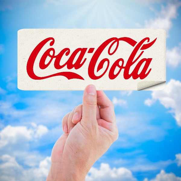 Aufkleber: Coca Cola
