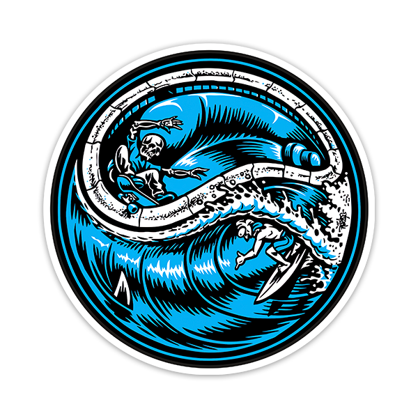 Aufkleber: Santa Cruz Surf