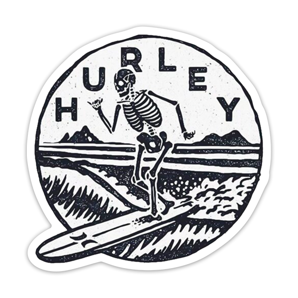 Aufkleber: Surf Hurley
