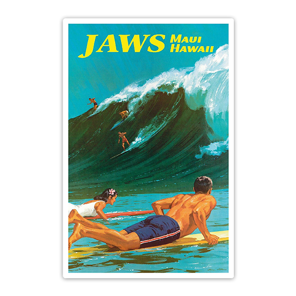 Aufkleber: Jaws Maui Hawaii