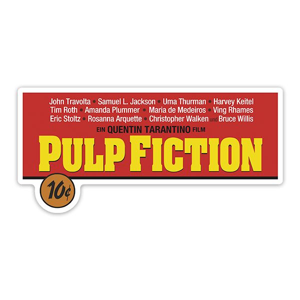 Aufkleber: Pulp Fiction  Vertrieb