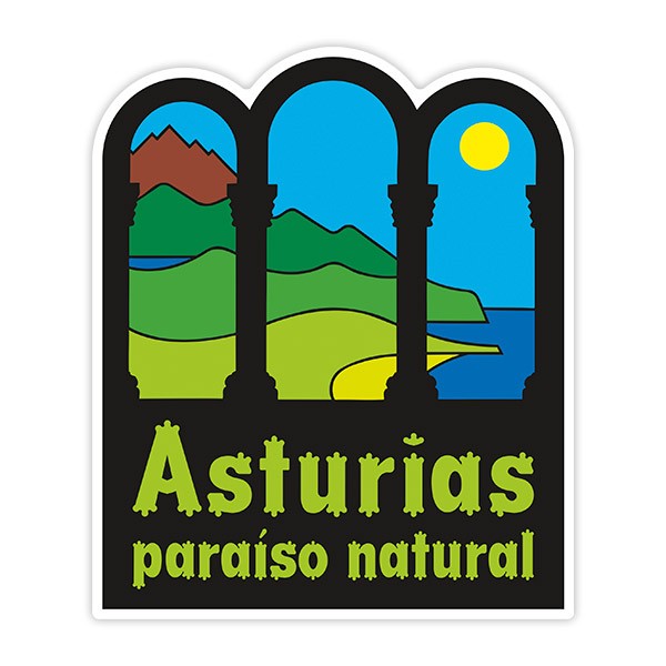 Aufkleber: Asturien, Naturparadies